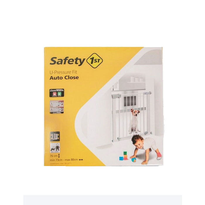 Safety 1st Auto Close Pressure Fit Gate White